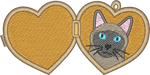 Siamese Cat Locket