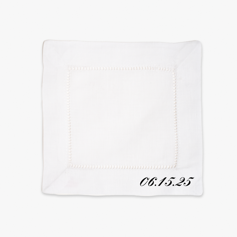 Custom Text Cocktail Napkin