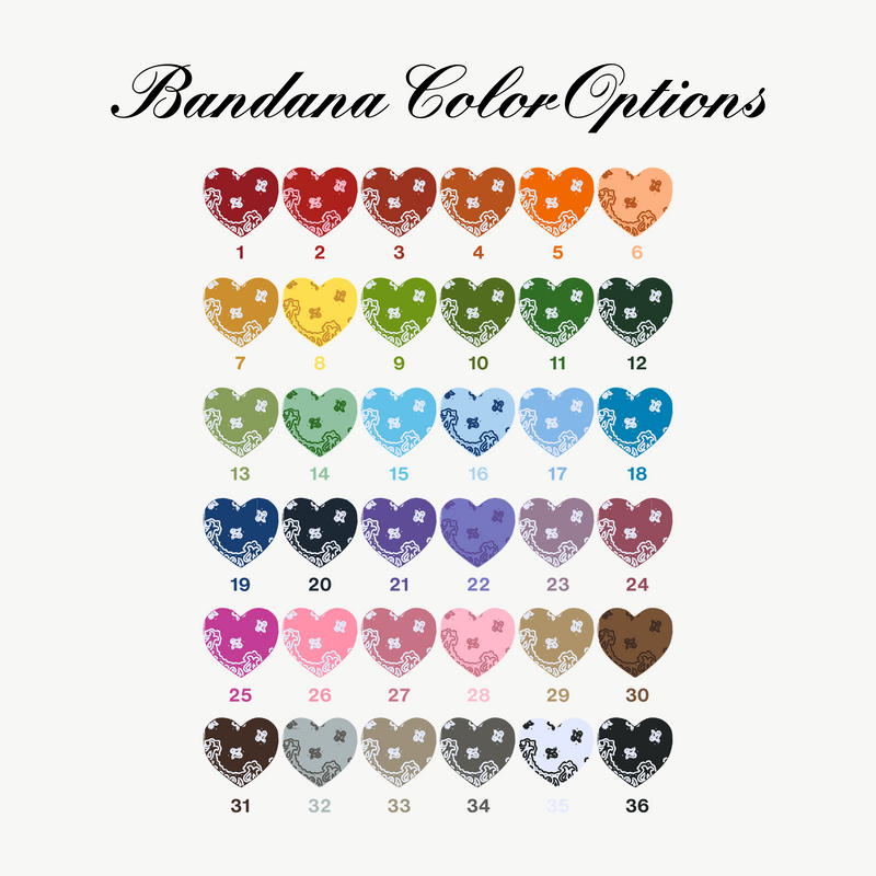 Bandana Initial Oval Charm