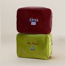 Signature Small Croc Pouch