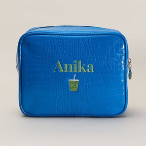 Signature Small Croc Pouch