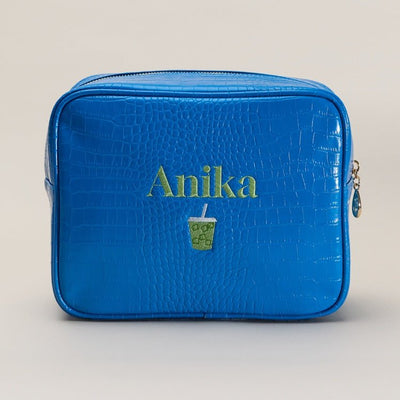 Signature Small Croc Pouch