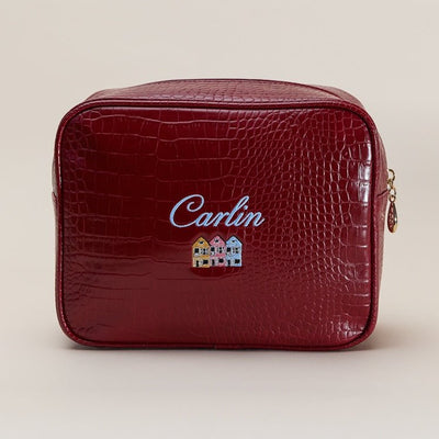 California Signature Small Croc Pouch