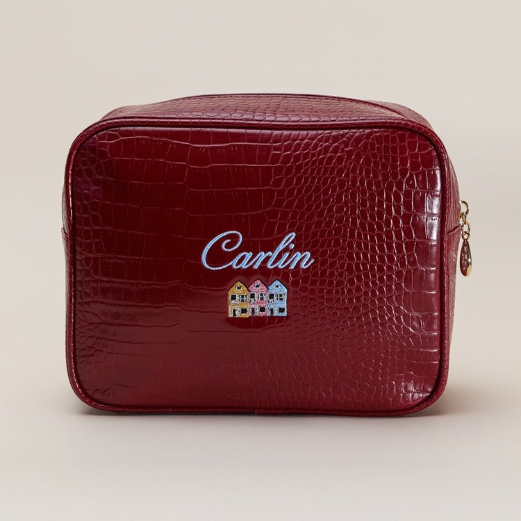 California Signature Small Croc Pouch