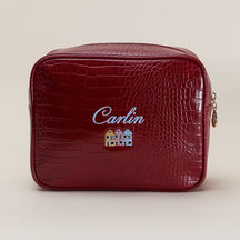 Signature Small Croc Pouch