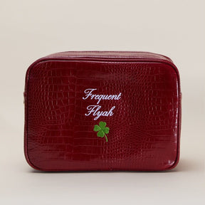 Signature Small Croc Pouch