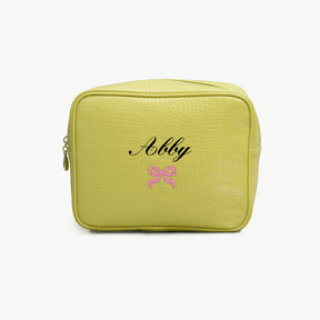 Signature Small Croc Pouch