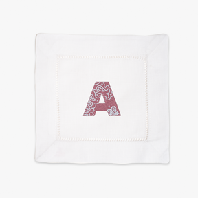Bandana Initial Cocktail Napkin