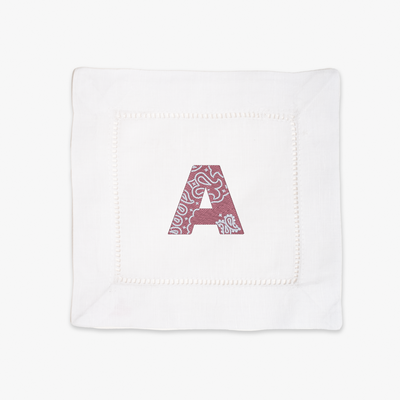 Bandana Initial Cocktail Napkin