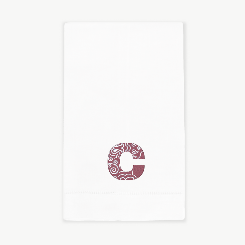 Bandana Initial Tea Towel