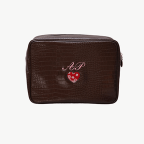 Signature Small Croc Pouch
