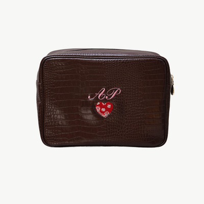 Signature Small Croc Pouch