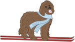Ski Brown Doodle
