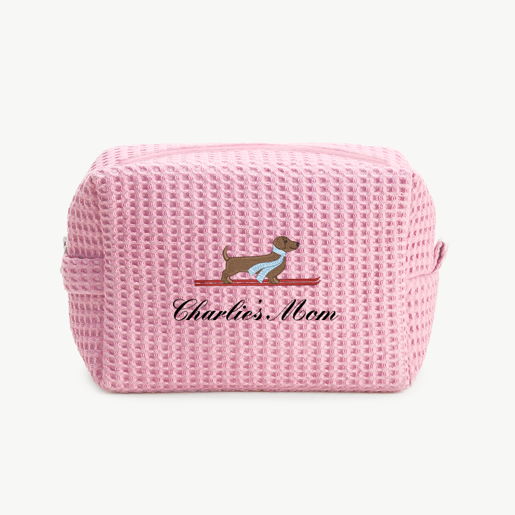 Ski Dog Waffle Pouch