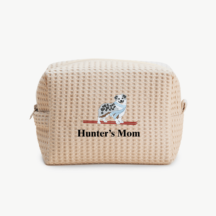 Ski Dog Waffle Pouch