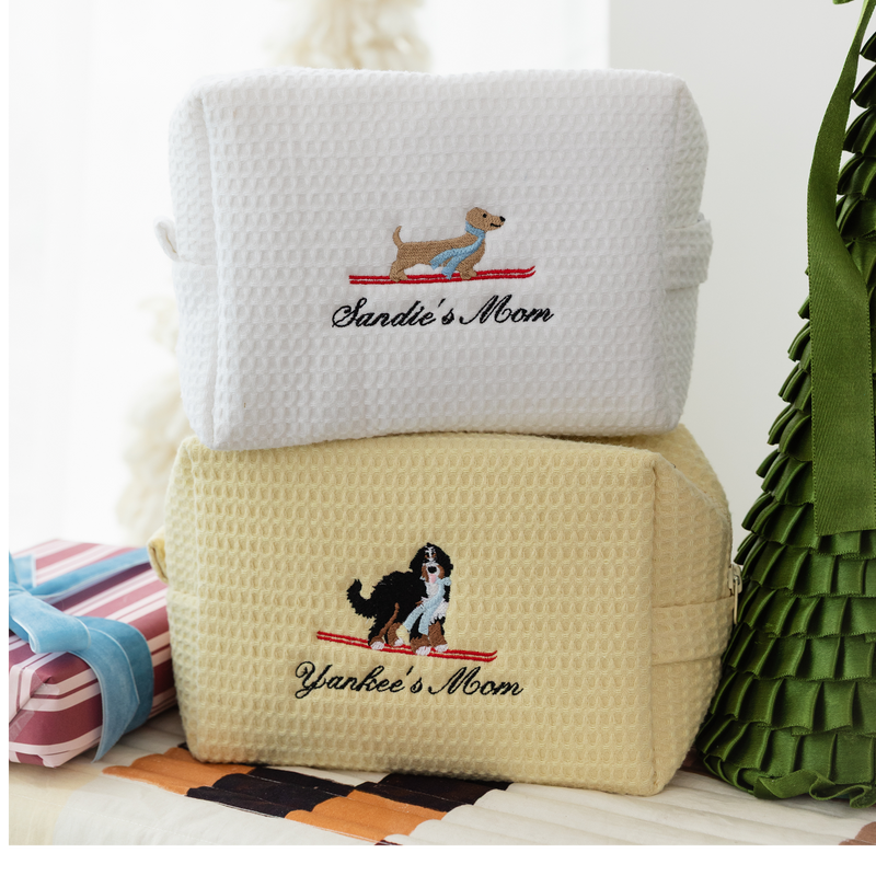 Ski Dog Waffle Pouch