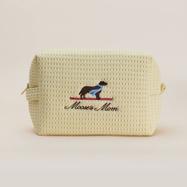 Ski Dog Waffle Pouch