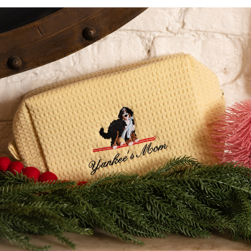 Ski Dog Waffle Pouch