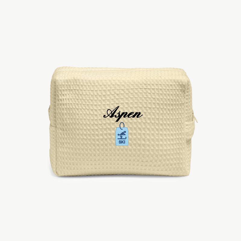 Ski Town Waffle Pouch