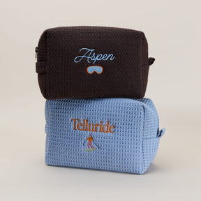 Ski Town Waffle Pouch