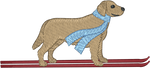 Ski Yellow Lab