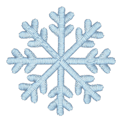 Snowflake Embroidered Icon