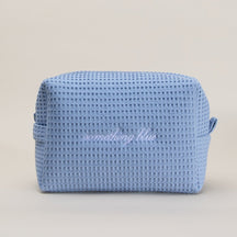 Something Blue - Waffle Pouch