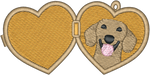 Tan Shorthair Dachshund Locket