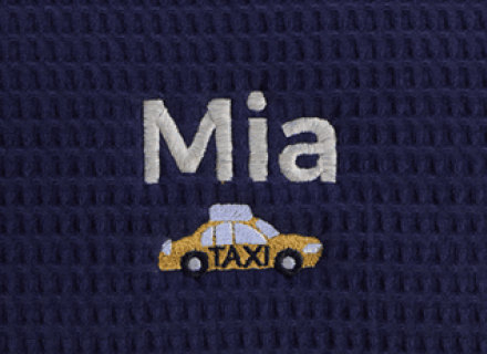 Taxi Waffle Pouch
