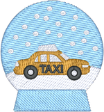 Taxi Snowglobe