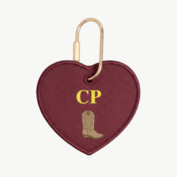 Texas Signature Heart Charm