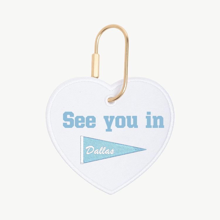 Texas Signature Heart Charm