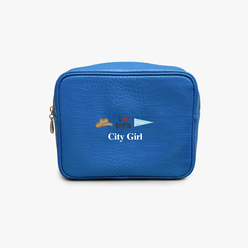 Texas Essential Small Croc Pouch