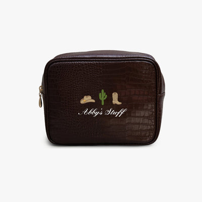 Texas Essential Small Croc Pouch