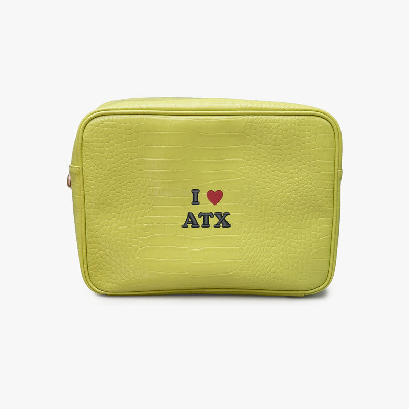 Texas Icon Croc Pouch