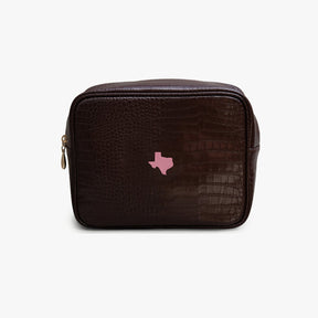 Texas Icon Small Croc Pouch