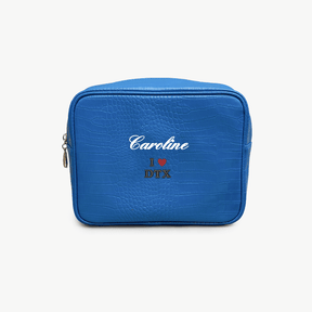 Texas Signature Small Croc Pouch