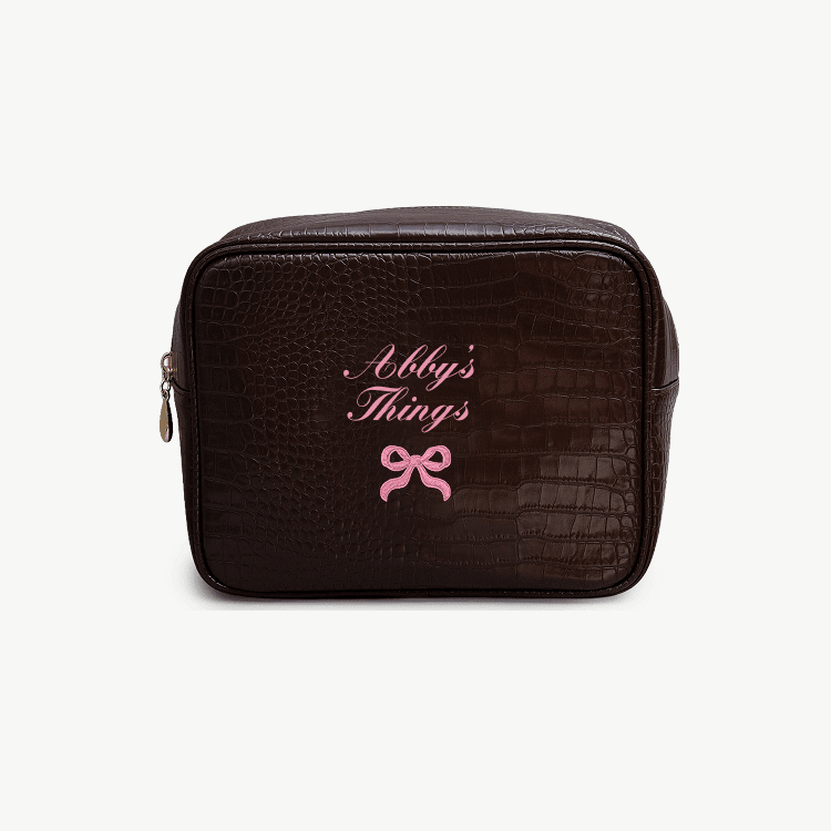 Texas Signature Small Croc Pouch