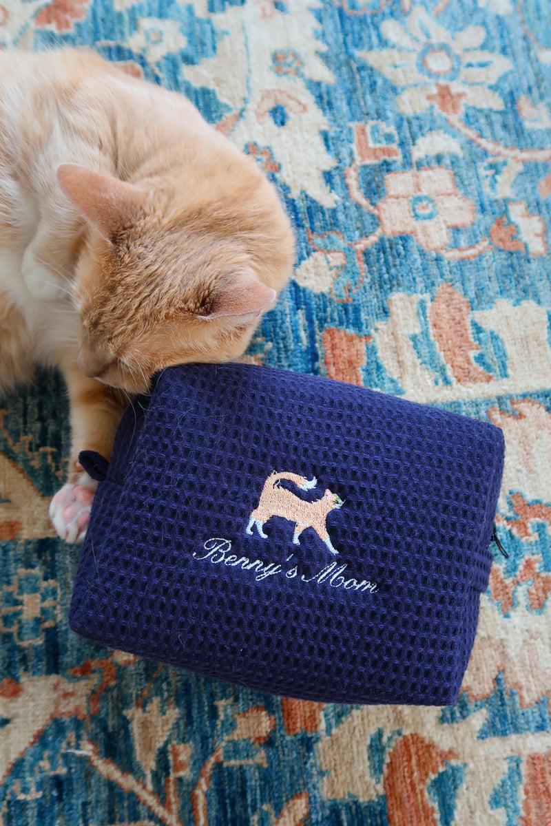 Cat Mom Waffle Pouch