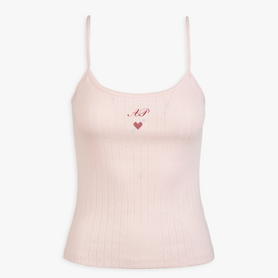Valentine's Day Signature Pointelle Tank Top