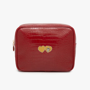 Valentine's Day Dog Small Croc Pouch