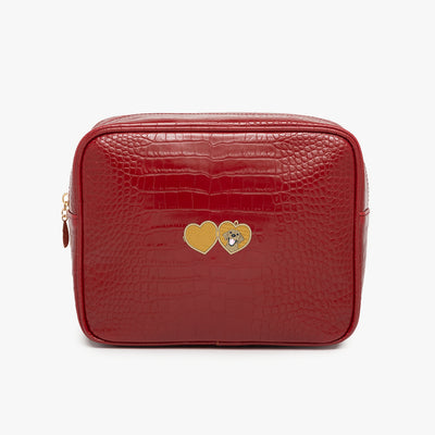 Valentine's Day Dog Small Croc Pouch