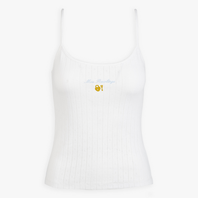Signature Bridal Pointelle Tank Top