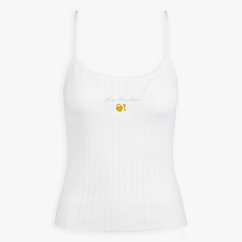 Signature Bridal Pointelle Tank Top