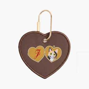 Cat Locket Heart Charm