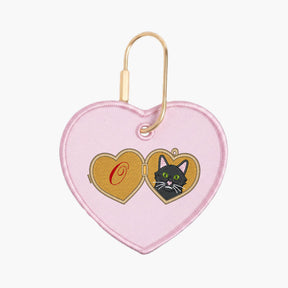 Cat Locket Heart Charm