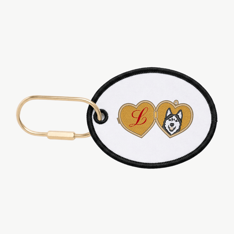 Dog Locket Oval Charm