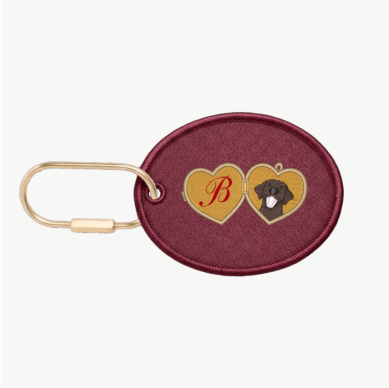 Dog Locket Oval Charm