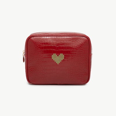 Valentine's Day Icon Small Croc Pouch