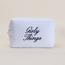 Custom Text Waffle Pouch